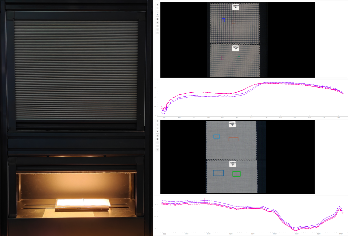 采集布料HL27054-1高光谱数据