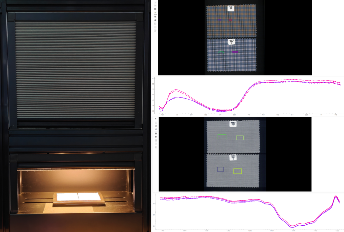 采集布料P90911高光谱数据